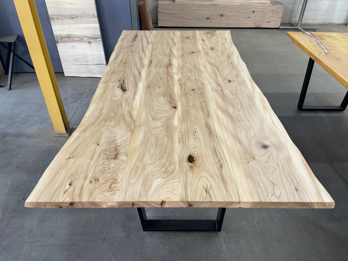 Live Edge Elm Dining Table