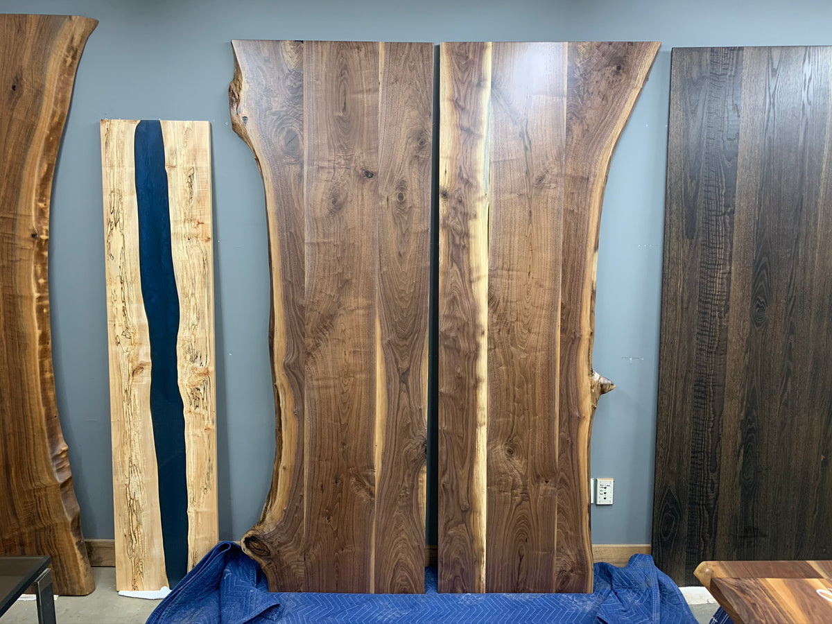 Black Walnut Live Edge Sliding Barn Door
