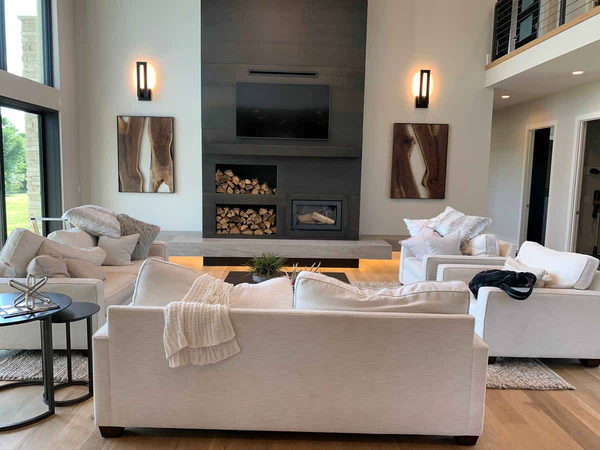 Black Walnut Wall Art Set