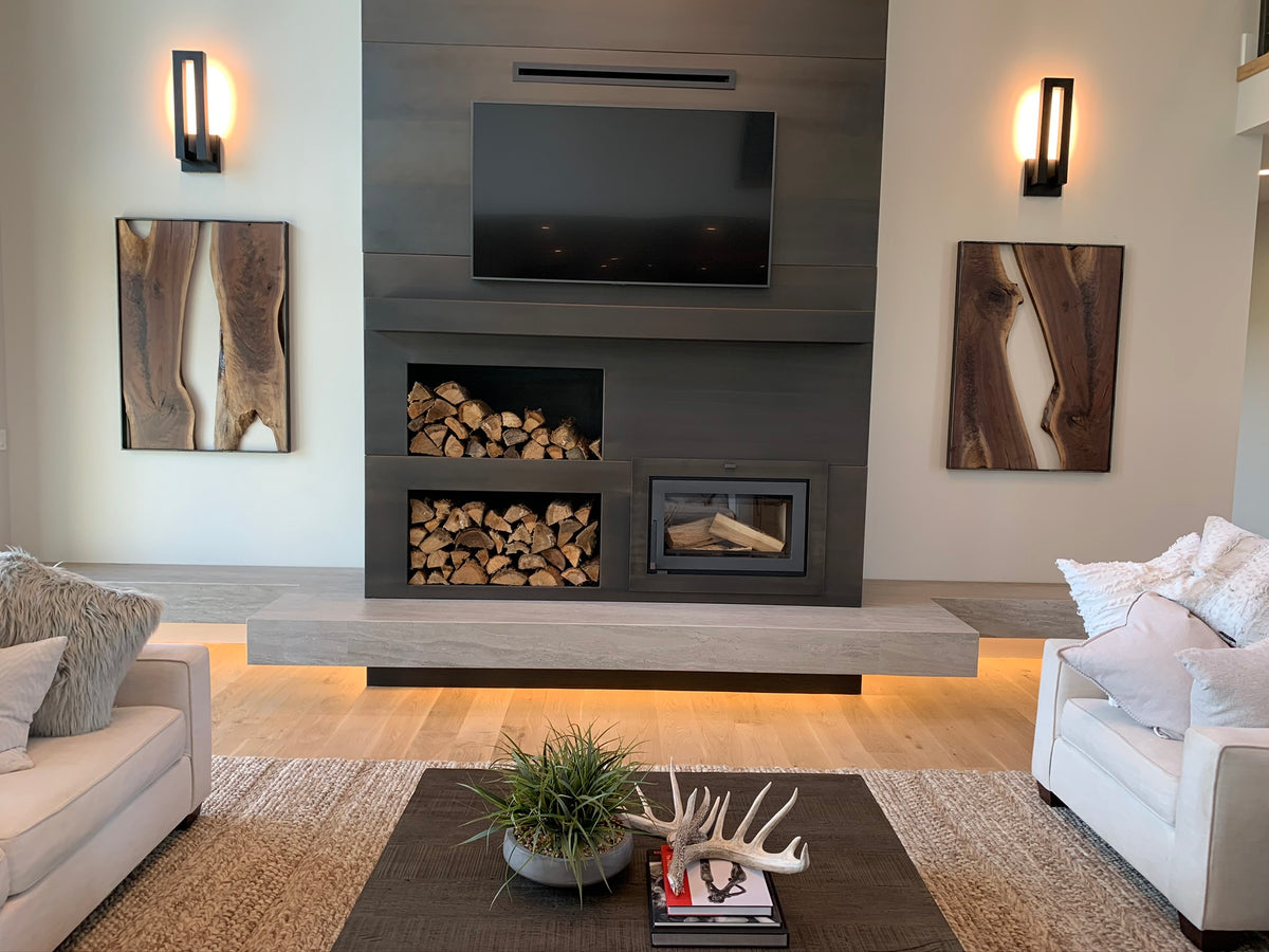 Black Walnut Wall Art Set