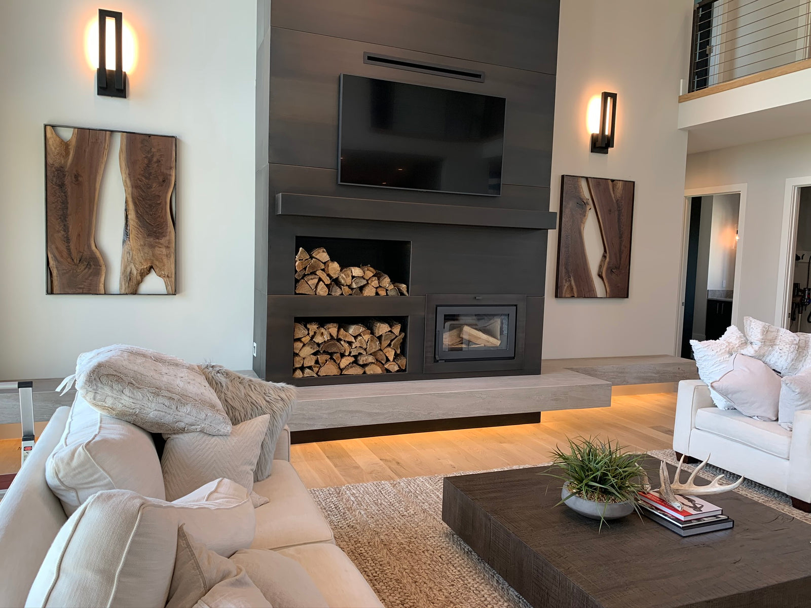 Black Walnut Wall Art Set