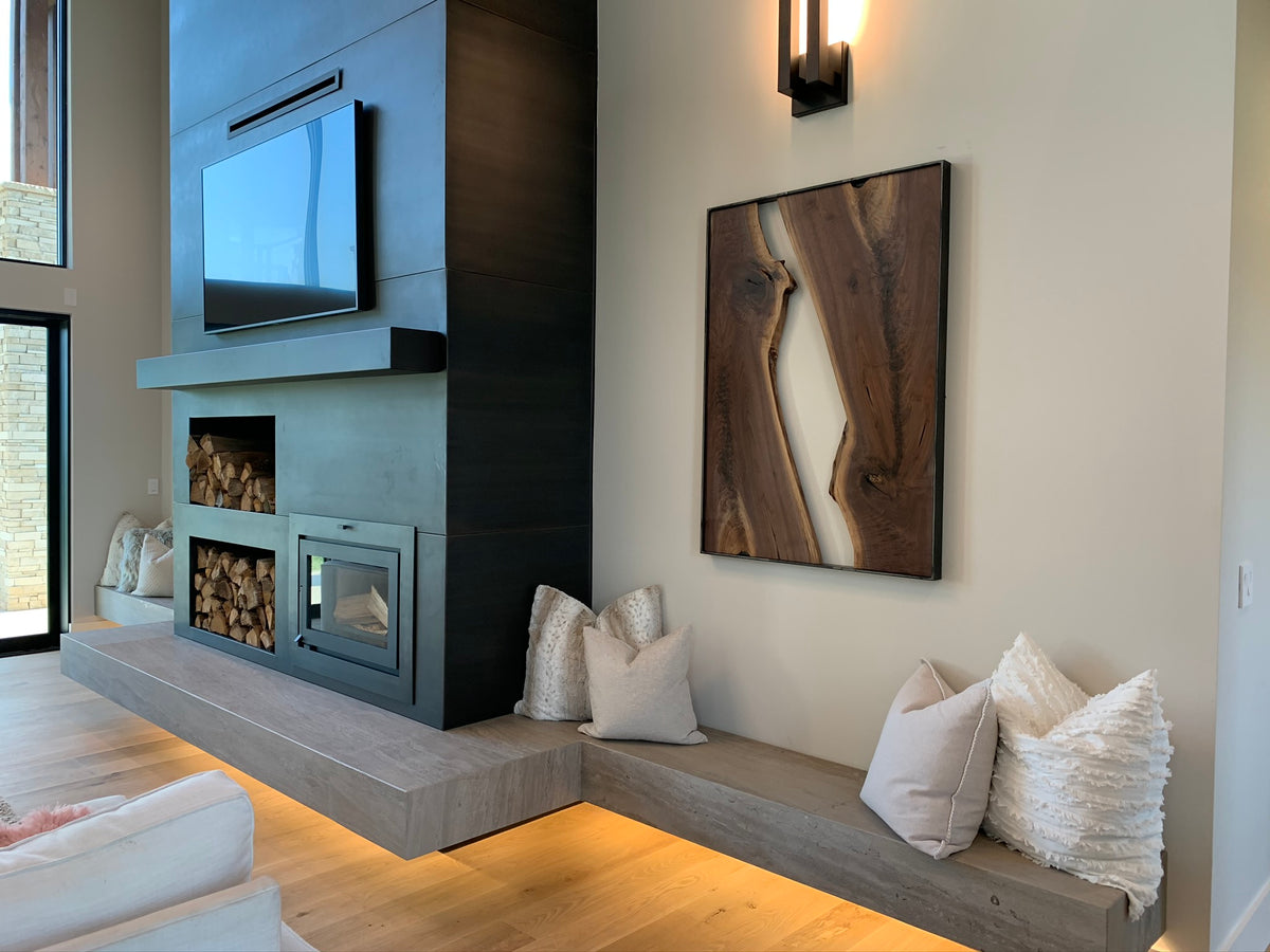 Black Walnut Wall Art Set