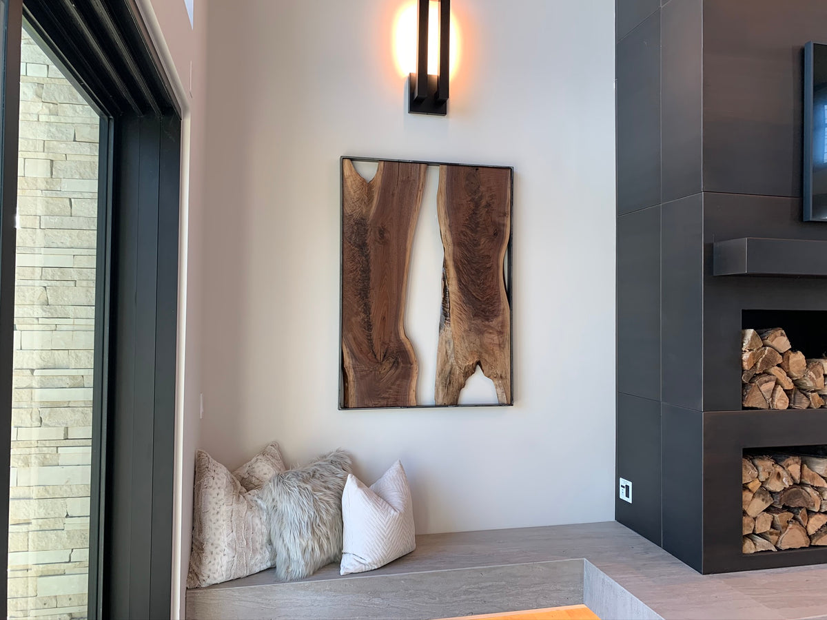 Black Walnut Wall Art Set