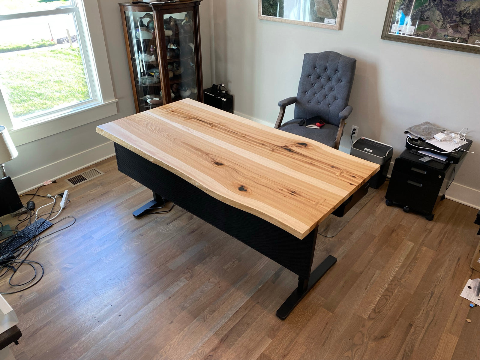 Live Edge&nbsp;Hickory Desk