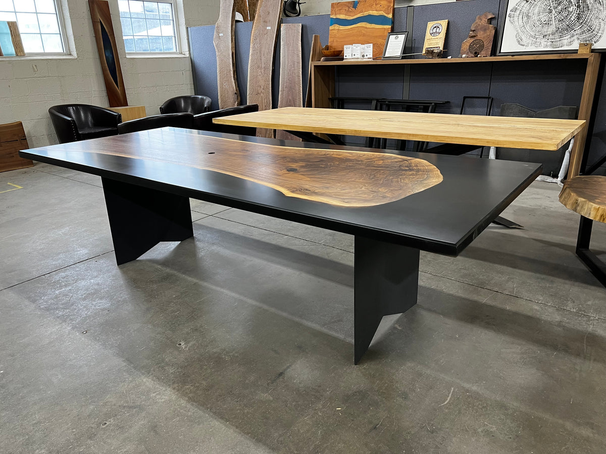 Epoxy Casted Single Slab Conference Table