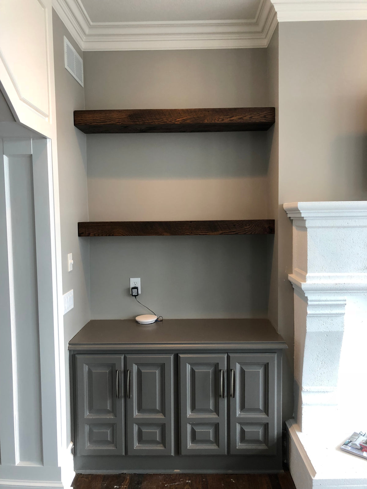 Reclaimed Barnwood Floating Shelves 342