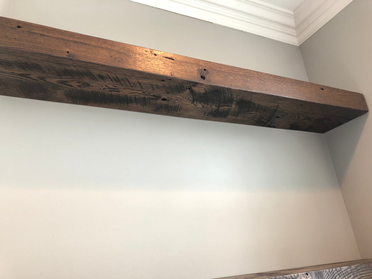 Reclaimed Barnwood Floating Shelves 342