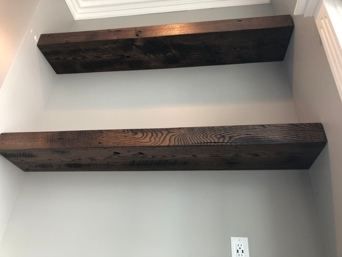 Reclaimed Barnwood Floating Shelves 342