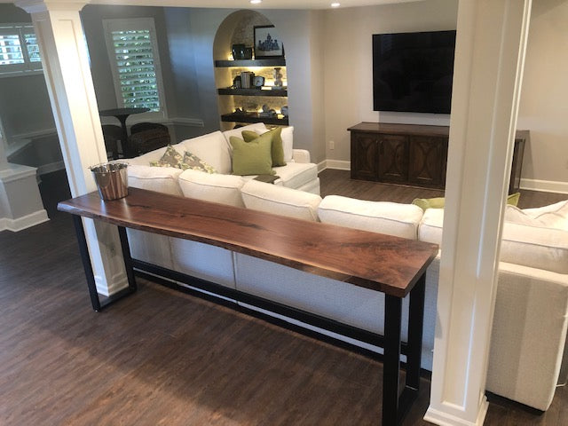 Sofa & Console Tables - KC Custom Hardwoods